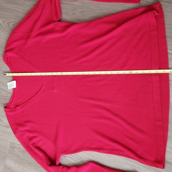 jms long sleeve red sweater 4x(26w-28w) - Picture 10 of 10